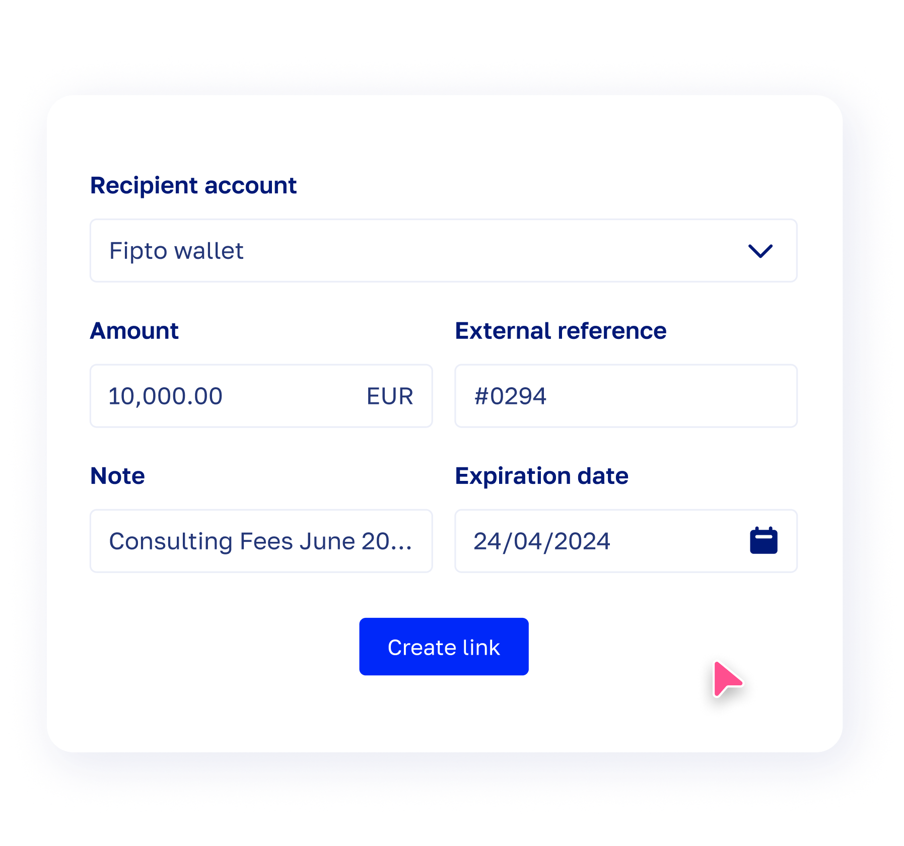 Stablecoin payment links, crypto payment links
